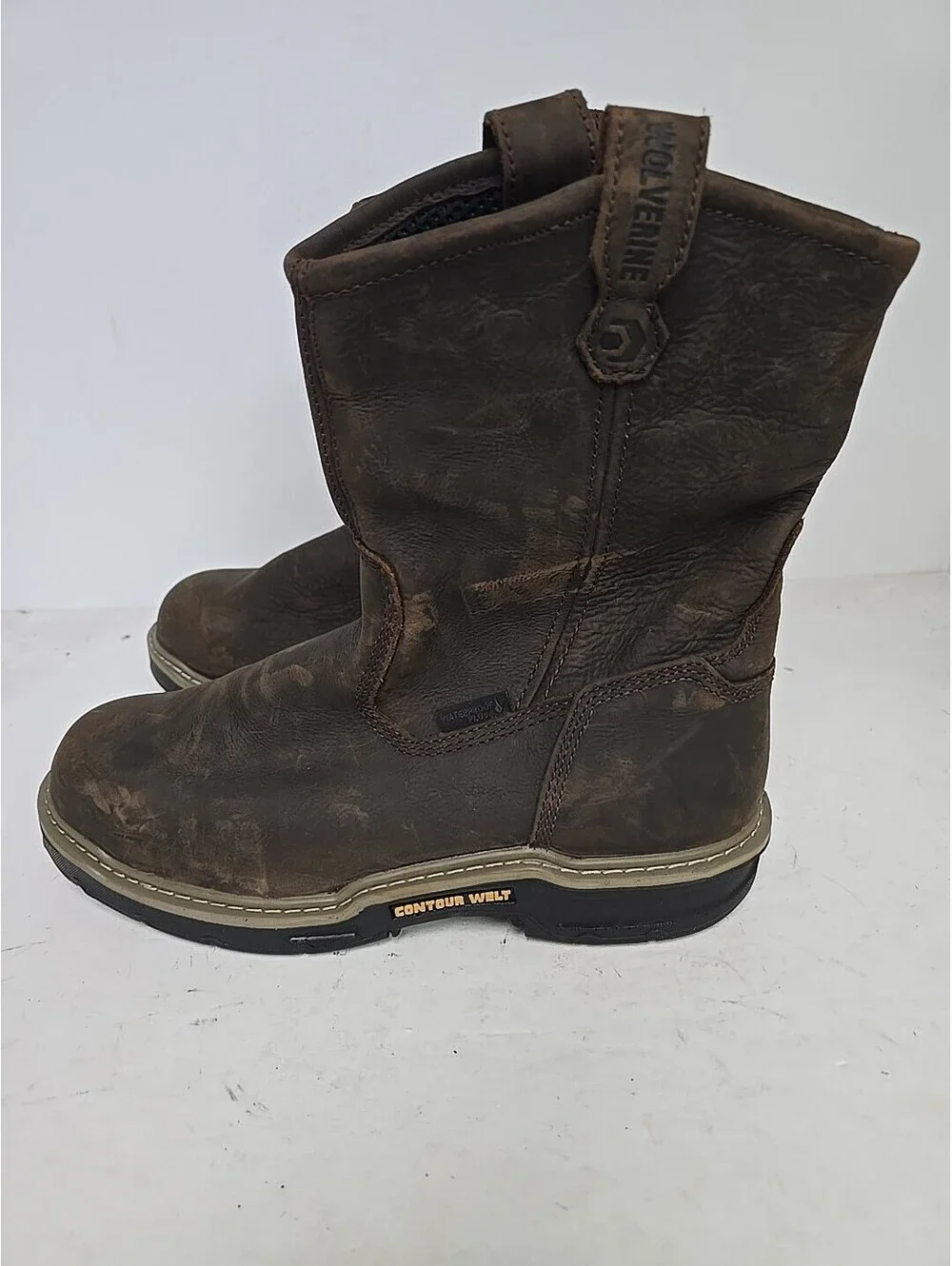 Wolverine Men's W10846 Bandit Wellington Composite Toe Work Boot Brown 10.5M